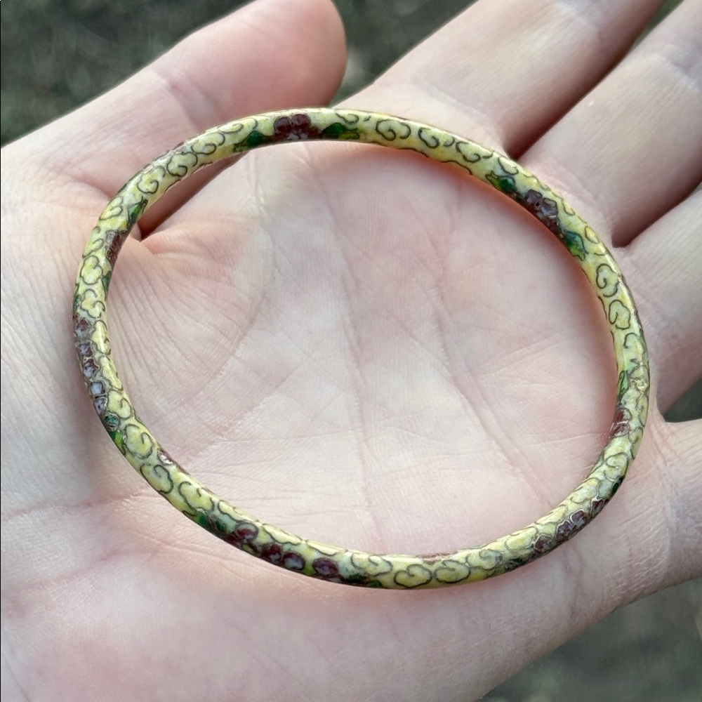 Vintage  cloisonne   Bangle